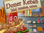 Döner kavrulmuş: kâhı, kızanak, soğan