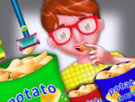 Patates Cipsi Yemek Fabrikası Oyunu